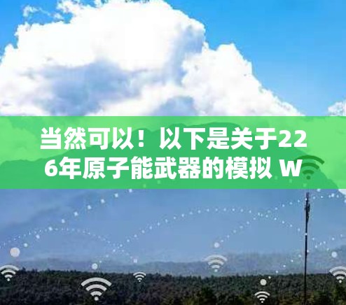 当然可以！以下是关于226年原子能武器的模拟 Windows 版本的工具，供您参考。由于226年是未来，这里将基于核聚变技术进行模拟，包括核裂变、加速器控制和核弹释放等功能