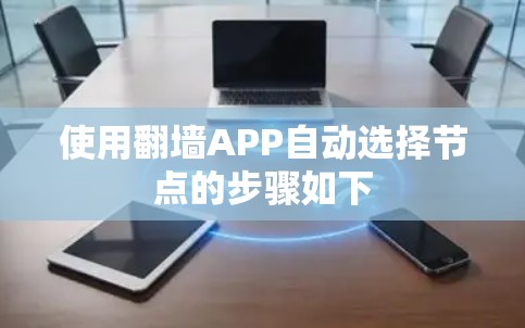 使用翻墙APP自动选择节点的步骤如下
