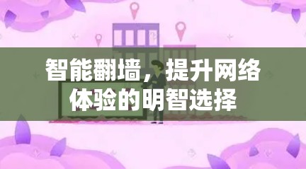 智能翻墙,提升网络体验的明智选择 智能翻墙,提升网络体验的明智选择