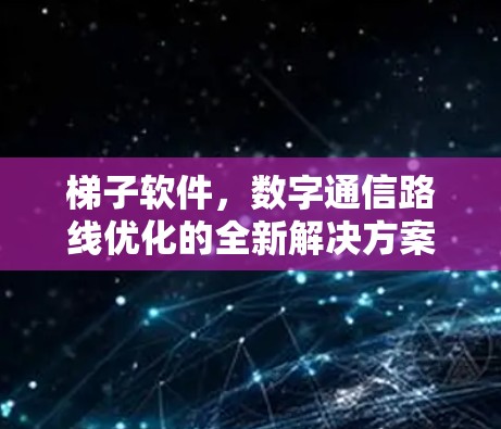 梯子软件,数字通信路线优化的全新解决方案 梯子软件,数字通信路线优化的全新解决方案