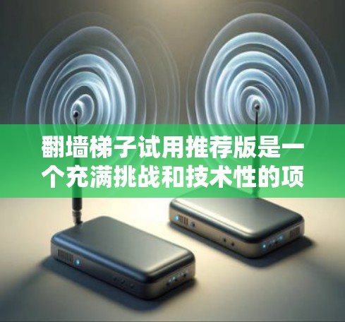翻墙梯子试用推荐版是一个充满挑战和技术性的项目，适合对技术要求较高、工作环境要求灵活的用户。以下是一个结构清晰、内容详实的推荐指南