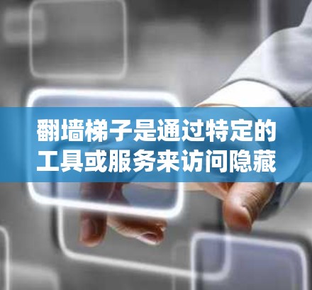 翻墙梯子是通过特定的工具或服务来访问隐藏在墙上的网站或资源的一种技术手段。它通常由软件工具和网络服务提供，允许用户绕过网站的访问限制，直接访问访问墙中的网站或资源。以下是对翻墙梯子功能的详细评测