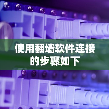 使用翻墙软件连接的步骤如下 使用翻墙软件连接的步骤如下