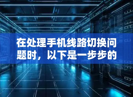 在处理手机线路切换问题时，以下是一步步的解决方案