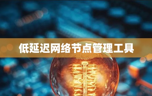 低延迟网络节点管理工具